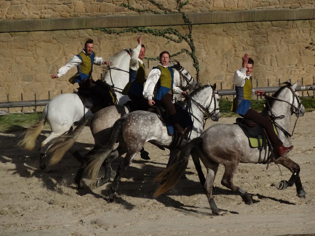 Le Grand parc du Puy du Fou propose de nombreux spectacles historiques. Photo Pixabay