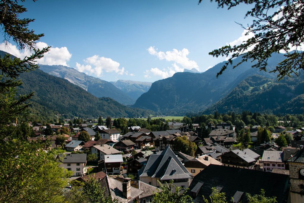 Samoëns station village de montagne en Haute-Savoie 